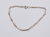 Auktion 374<br>925er Silber-Armband, &auml;lter, 2,5gr., ca. L-18cm