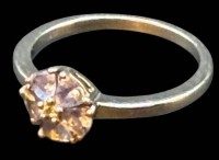 Auktion 374<br>Silberring-925- mit Tansanite, RG 67, 3,58 gr