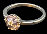Auktion 374<br>Silberring-925- mit Tansanite, RG 67, 3,58 gr