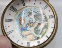 Auktion 374<br>Kugeluhr, &auml;lter, Werk lose und wohl defekt, ca. D-6cm