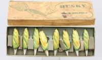 Auktion 374<br>Maiskolbenhalter aus Porzellan im Vintage-Stil von Husky Styson Art Products, 60er Jahre, ca. L-7cm