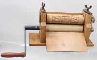 Auktion 374<br>Geb&auml;ckwalze, Sprima, &auml;lter, ca. 21 x 34cm