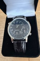 Auktion 374<br>Quartz HAU "Kienzle" neu in OVP, Lederband
