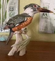 Auktion 374<br>Eisvogel von G. Bochmann "  Goebel, H-25, 5 cm, Handbemalt Mod. NR CV116,  um 1920/30