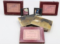 Auktion 374<br>Konvolut div. Negativ-Platten, &auml;lter, Geb&auml;ude und Personen, ca. 13 x 18cm
