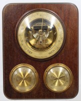 Auktion 374<br>Wand-Wetterstation, Sundo, 26,5 x 21cm