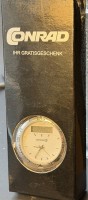 Auktion 374<br>Quartz Werbeuhr "Conrad" neu in OVP