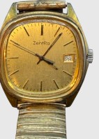 Auktion 374<br>mechan. HAU "Zentra" Double Zugband, Werk l&auml;uft an