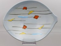 Auktion 374 / Los 9030 <br>50er Jahre Schale, H-6,5cm  L-27cm