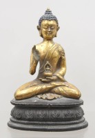 Auktion 374<br>Buddha-Figur, Kunstharz, ca. H-21,5cm