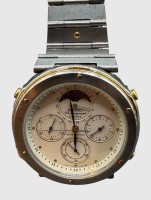 Auktion 374<br>Seiko Sports 100 Chronograph, Mondphase, 7A48-701A, Stahlband, Werk nicht gepr&uuml;ft