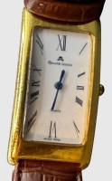 Auktion 374<br>Marice Lacroix DAU, Quartz, Double mit Lederband, Werk l&auml;uft