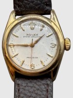 Auktion 374<br>mechan. DAU "Rolex Oyster Speedking" Precision, Werk steh, Lederband Ref.6418 - Rolex |