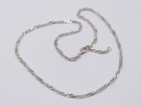 Auktion 374<br>925er Silber-Kette, 4,1gr., L-42cm