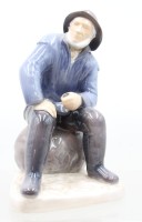 Auktion 374 / Los 8046 <br>Alter Seemann, Bing &amp; Gr&ouml;ndahl, Entw. Svend Jespersen, Modelnr. 2370, polychrome, H-21cm.