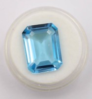 Auktion 374<br>Topas, ca. 11,9 Karat, octagonaler Schliff
