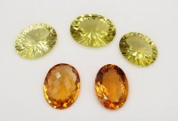Auktion 374<br>5x div, Citrine, zus. ca. 54 Karat