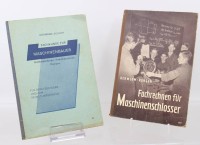Auktion 374<br>2x Fachb&uuml;cher f&uuml;r Maschinenbauer/Schlosser, 50er Jahre