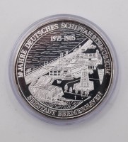 Auktion 374<br>Gedenkmedaille, 10 Jahre Deutsches Schiffahrtsmuseum, 1975-1985, Bremerhaven