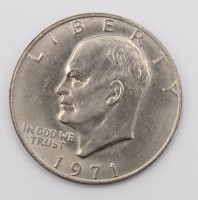 Auktion 374<br>1-US-Dollar-M&uuml;nze (Eisenhower-Dollar), 1971