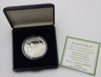 Auktion 374<br>Feinsilber-Medaille, Schlo&szlig; Wernigerode, 10gr., in Etui