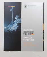 Auktion 374<br>offizielle Sonderpr&auml;gungs-Edition &bdquo;25 Jahre Deutsche Einheit&ldquo;, 10 von 12 Medaillen vorhanden, Silberu vergol. Kupfer