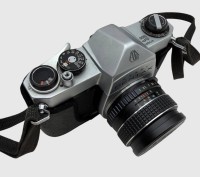 Auktion 374<br>Spiegelreflexkamera "Asahi Pentax" mit orig. Objektiv, in Tasche