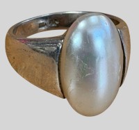 Auktion 374<br>Silberring-925- mit Perlmutt, RG 56, 6,58 gr