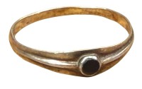 Auktion 374<br>Silberring-925- mit Onyx, RG 62, 1,15 gr