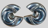 Auktion 374<br>Paar Silber-925- Ohrclips, 9,96 gr., H-ca. 2 cm