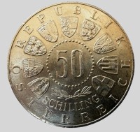 Auktion 374<br>50 Schilling, &Ouml;sterreich 1964, Olympia Innsbruck, Silber, 20,85 gr.