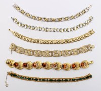 Auktion 374<br>6x div. Modeschmuck-Armb&auml;nder