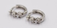 Auktion 374<br>Paar 925er Silber-Creolen,  2,4gr., ca. D-1,5cm