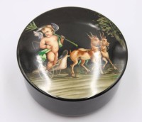 Auktion 374<br>Deckeldose der Serie &bdquo;Pompei&ldquo; von Villeroy &amp; Boch, ca. H-5,3cm D-10,3cm