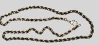 Auktion 374<br>Silber-925- Kordelkette, L-45 cm, 18,75 gr