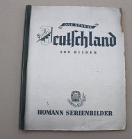 Auktion 374<br>Sammelbilderalbum &bdquo;Das sch&ouml;ne Deutschland - 200 Bilder&ldquo;, komplett, Altersspuren