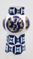 Auktion 374<br>markante Sargadelos-Porzellanvase, H-19cm