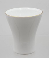 Auktion 374<br>Vase, KPM Berlin, Goldrand, ca. H-11,5cm
