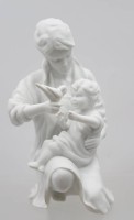 Auktion 374<br>Mutter mit Kind, Kaiser, limitierte Auflage Nr. 733, Wei&szlig;porzellan, ca. H-17cm