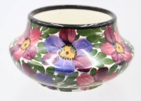 Auktion 374<br>kl. Vase, Schramberg, florales Dekor, kl. Chip am Rand, ca. H-7,5cm