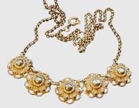 Auktion 374<br>Silbercollier-800-, L-42 cm, 9,69 gr