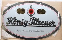 Auktion 374<br>Werbespiegel, K&ouml;nig Pilsener, ca. 60 x 39cm