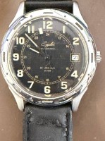 Auktion 374<br>Automatic HAU "Eppler" 21 Jewels, Werk l&auml;uft, D-3,5 cmd