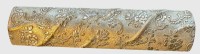 Auktion 374<br>versilberte rechteckige Nadel, florales Dekor, 6,85 gr., 7x1,5 cm