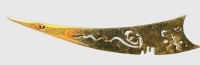 Auktion 374<br>leicht gebogene Silbernadel,-925- L-8 cm, 8,67 gr