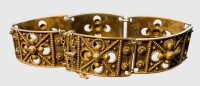 Auktion 374<br>Silber Armband-835- mit Sicherheits-Kette und -Acht, L-18 cm, 26,74 gr.