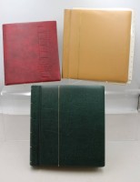 Auktion 374<br>3x Einsteck-Alben mit div. Marken etc. BRD-DDR, alle nicht ganz bef&uuml;llt.