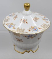 Auktion 374<br>gr. Art-D&eacute;co Bonbonniere, Krautheim, ca. H-17cm D-17cm
