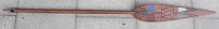 Auktion 374<br>Zeremonial- oder Prunkpaddel, wohl Ozeanien, Spitze defekt, ca. L-130cm