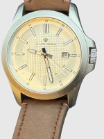 Auktion 374<br>Quartz Armbanduhr "ER" Werk l&auml;uft, neuwertig, Boden noch mit Schutzfolie, Stoffarmband, D-4 cm